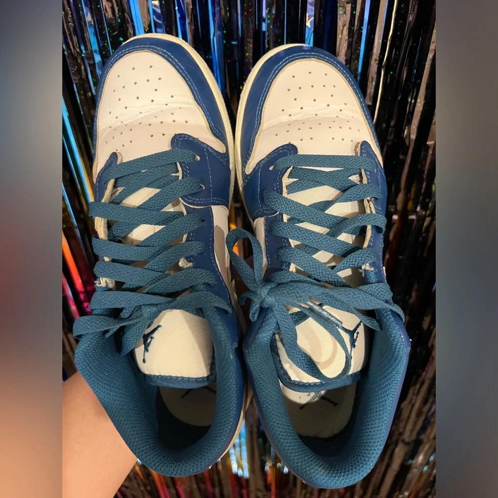 Jordan 1 low se industrial Blue Big Kids size 6 women’s 7 1/2
